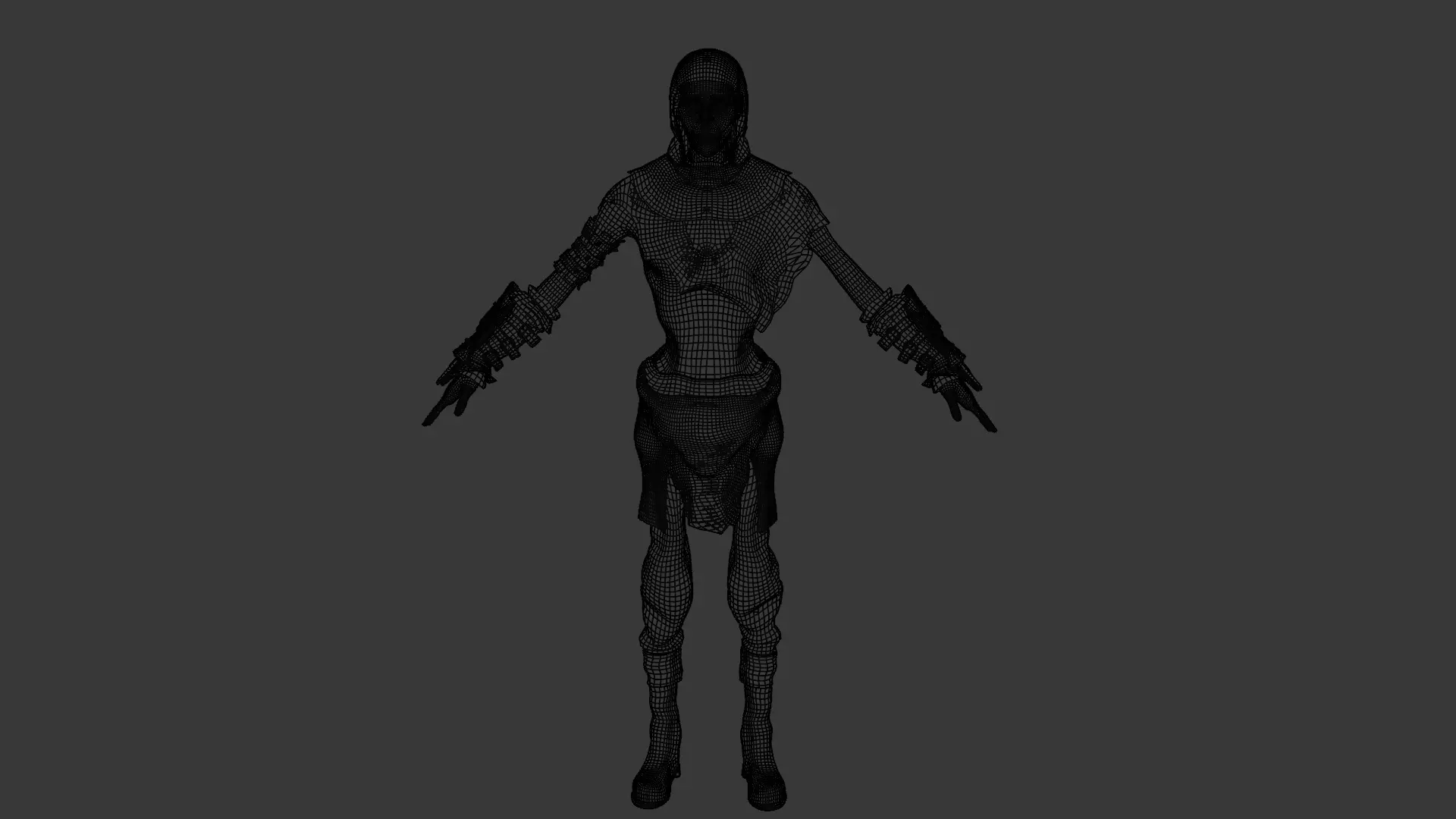 Dead Warrior 3D model_25