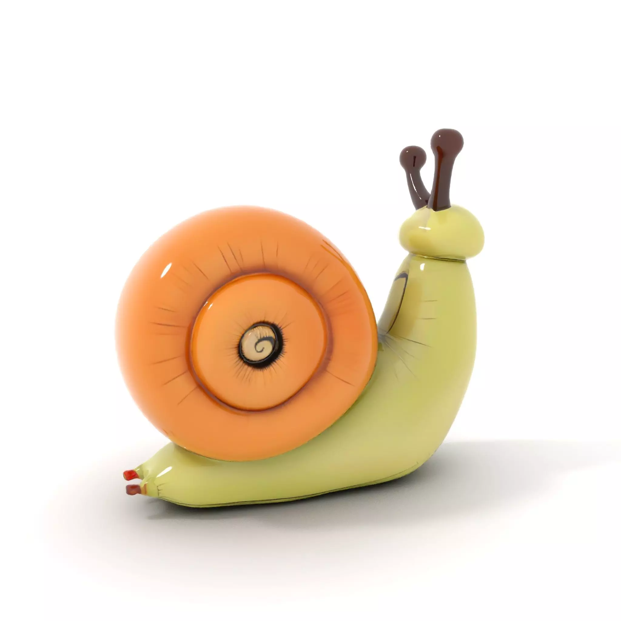 Playful Balloon Snail model pack Low-poly 3D model_25