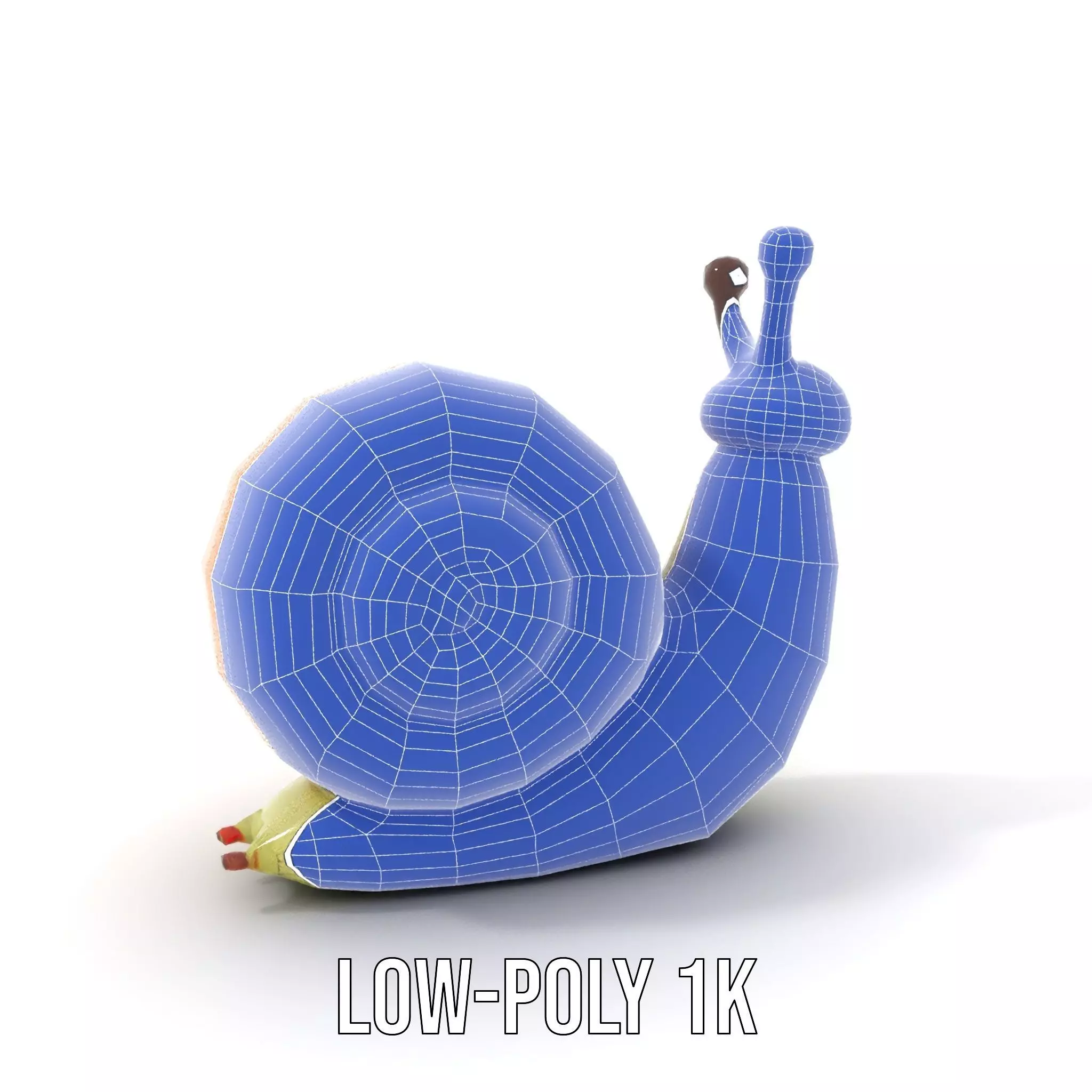 Playful Balloon Snail model pack Low-poly 3D model_18