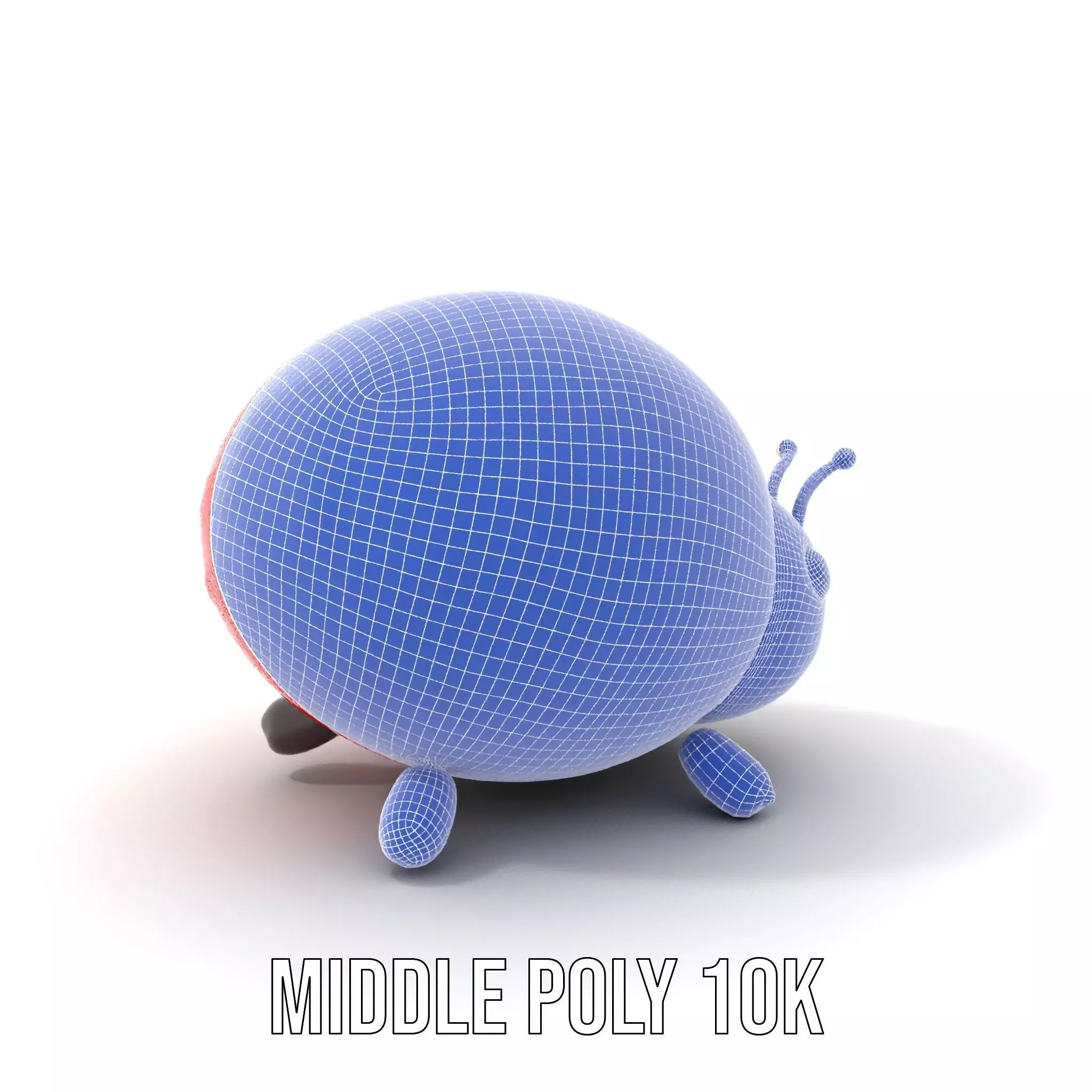 Inflatable Ladybug Red model pack Low-poly 3D model_16