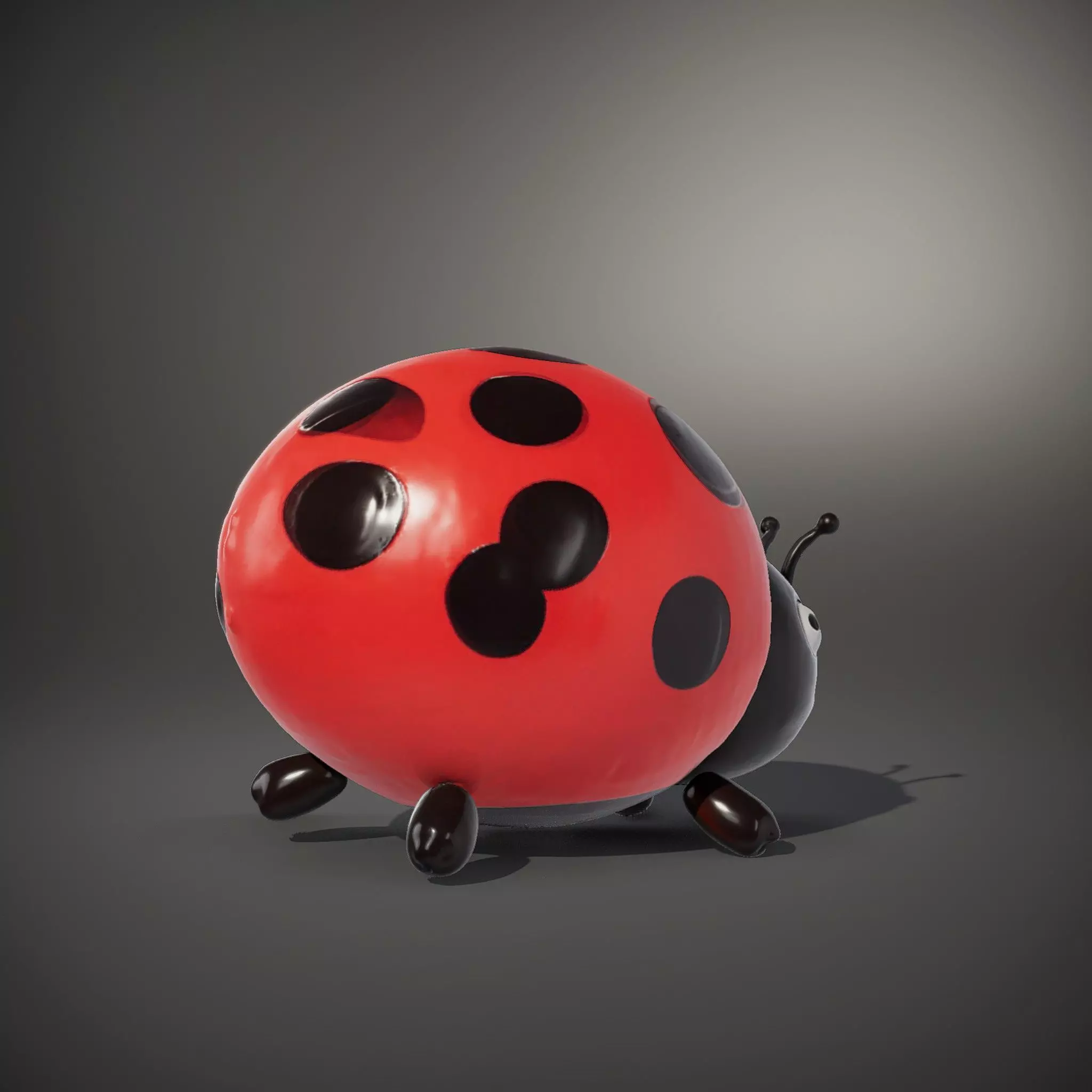 Inflatable Ladybug Red model pack Low-poly 3D model_35