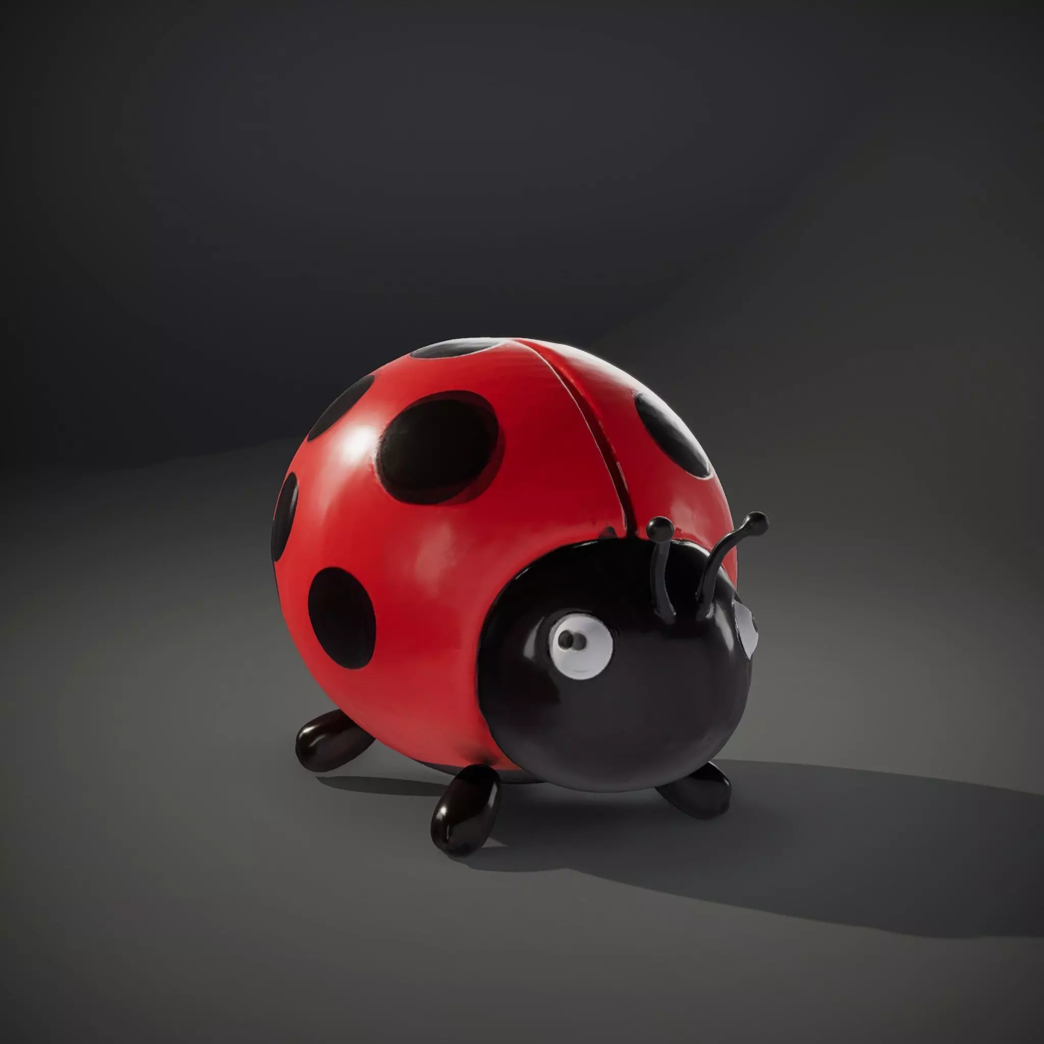 Inflatable Ladybug Red model pack Low-poly 3D model_34
