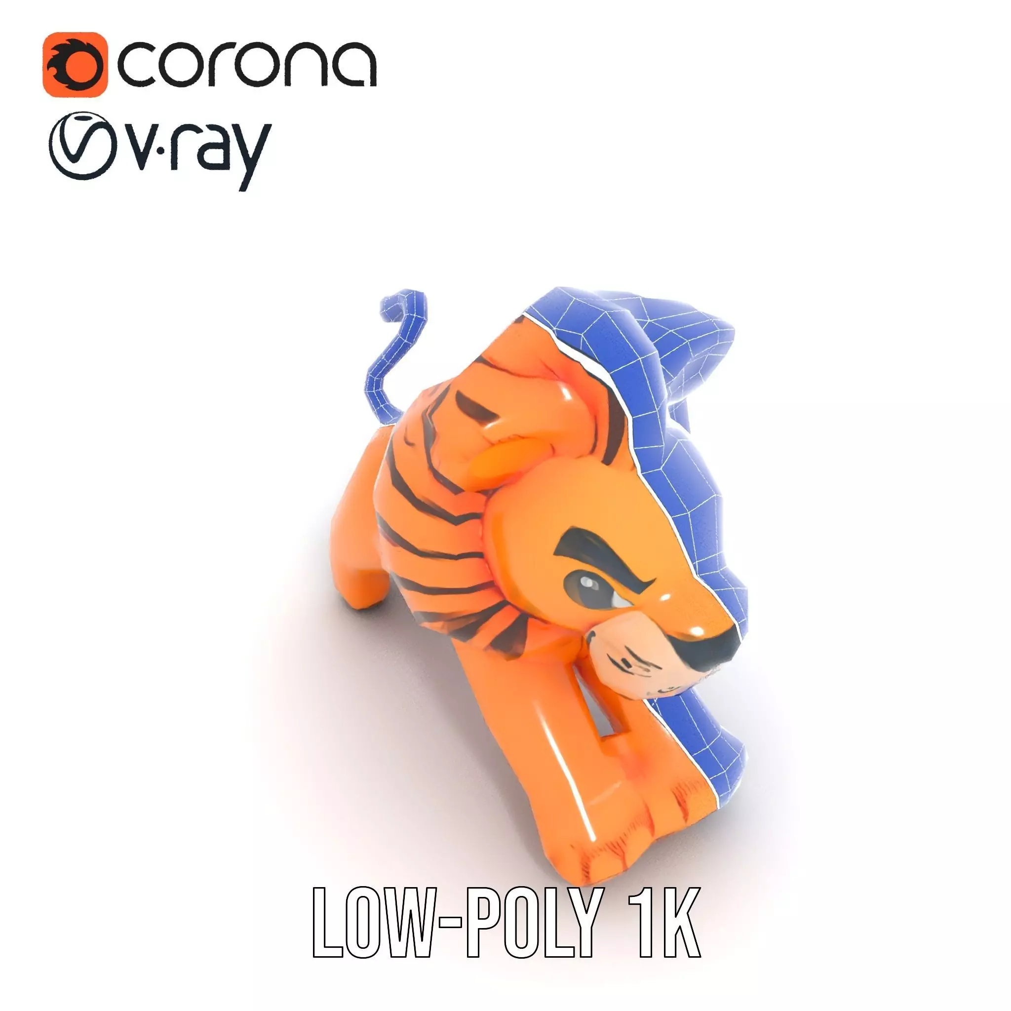 Playful Balloon Lion model pack Low-poly 3D model_26