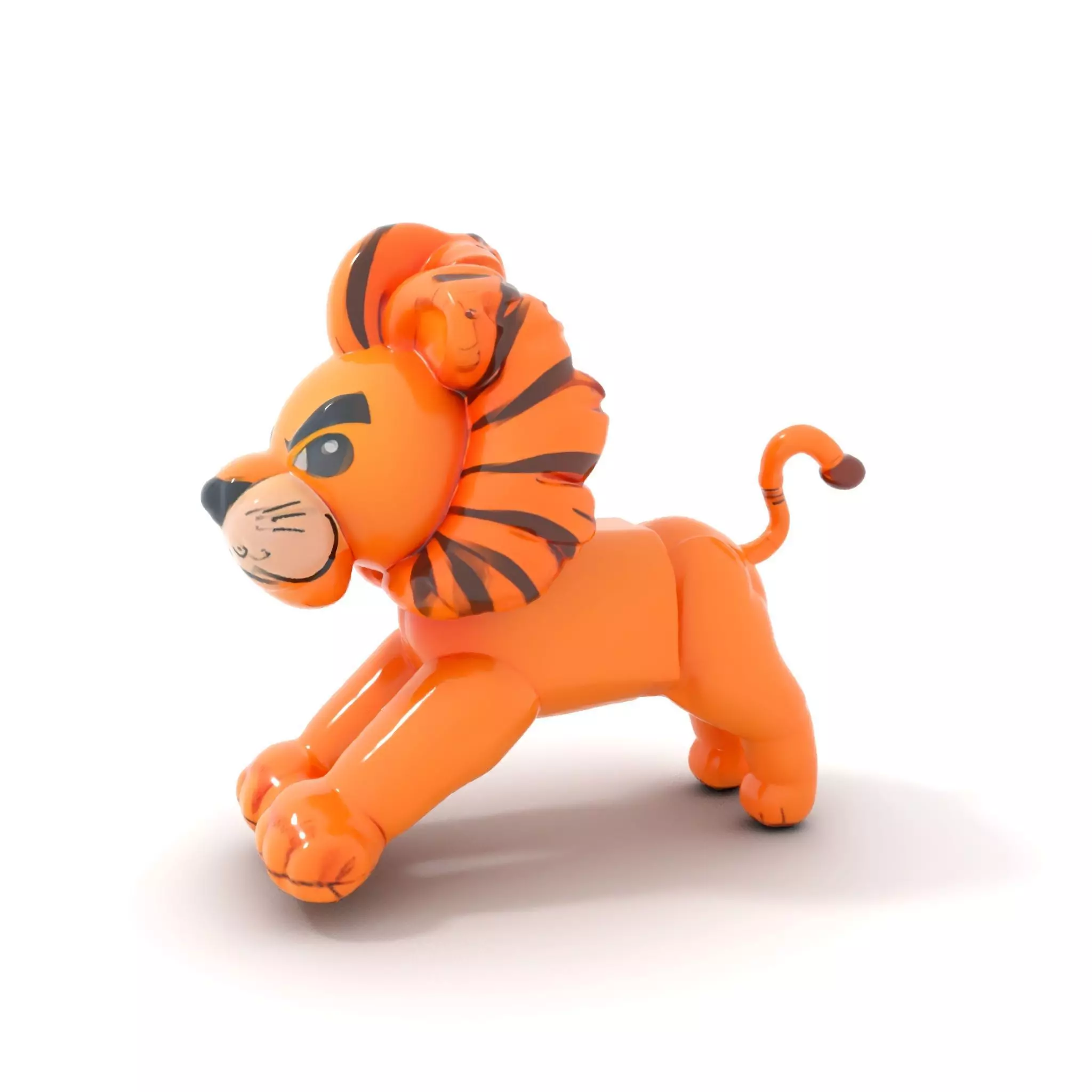 Playful Balloon Lion model pack Low-poly 3D model_0