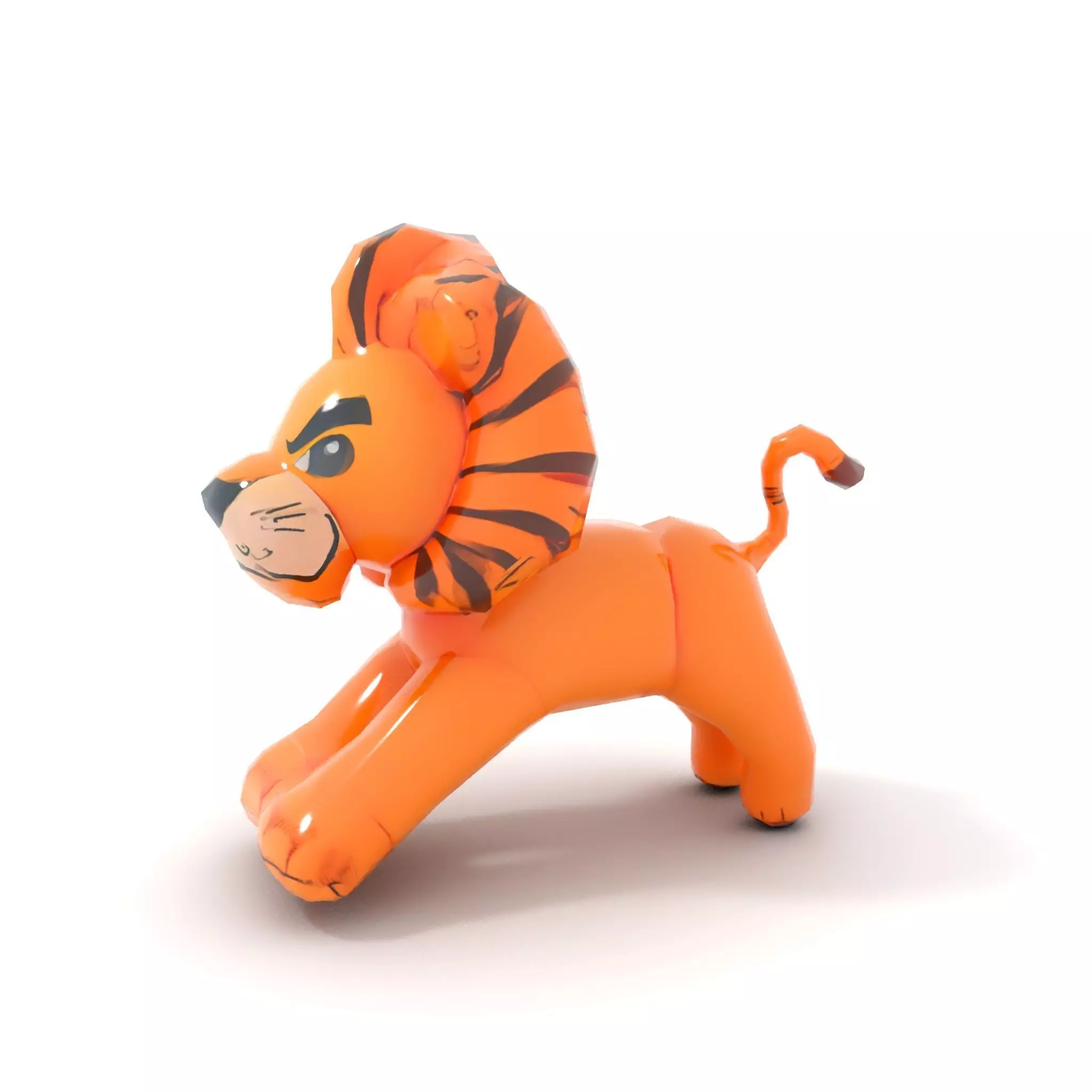 Playful Balloon Lion model pack Low-poly 3D model_8