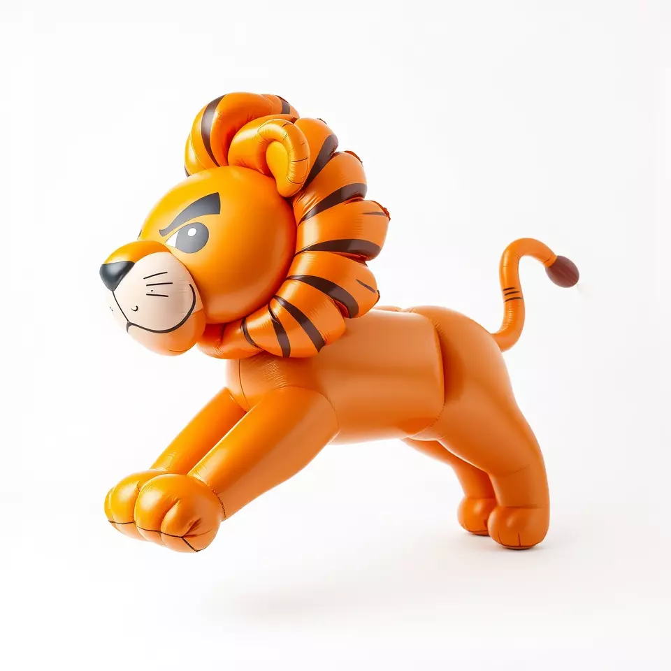 Playful Balloon Lion model pack Low-poly 3D model_3