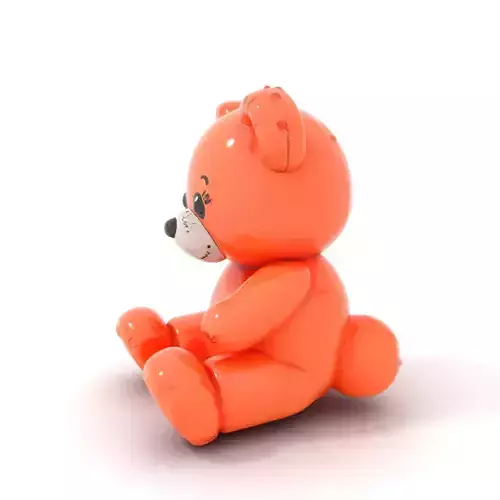 Orange Inflatable Bear model pack