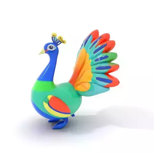 Vibrant Peacock model pack