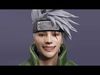 Realistic ninja Kakashi from Naruto meta human 3D model 3D model_1