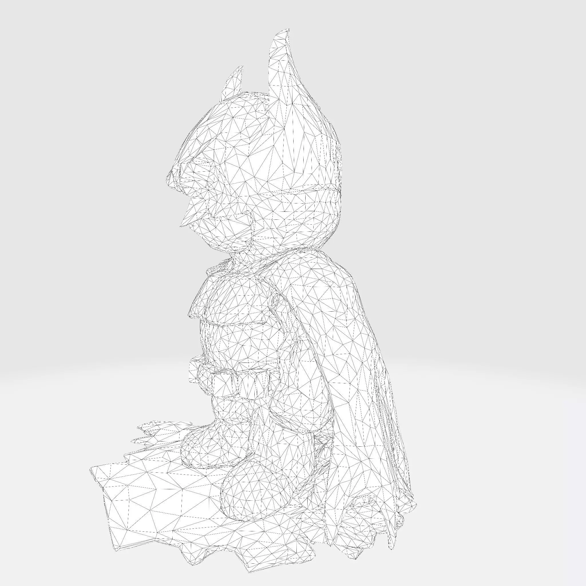 Cute Armor Cartoon Printable 3D Figurine for Resin FDM 3D print model_3