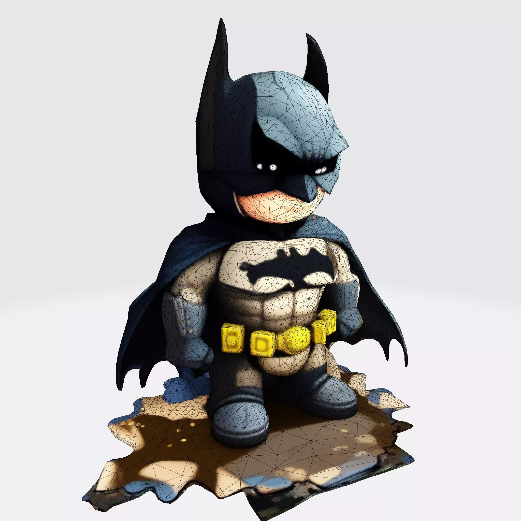 Cute Armor Cartoon Printable 3D Figurine for Resin FDM 3D print model_1