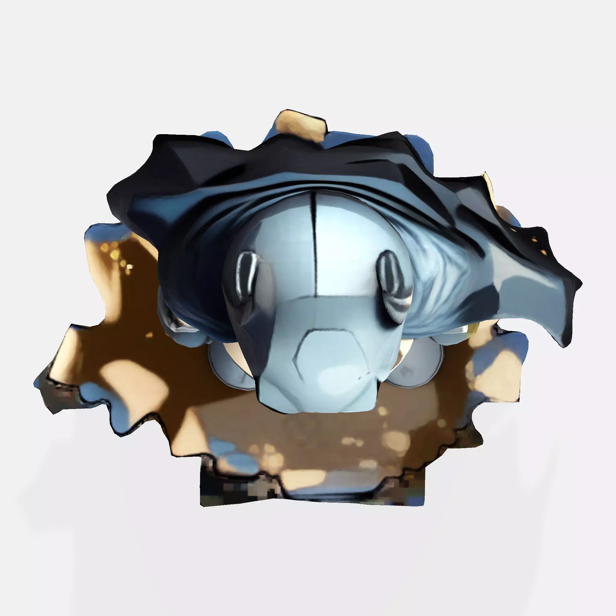 Cute Armor Cartoon Printable 3D Figurine for Resin FDM 3D print model_13