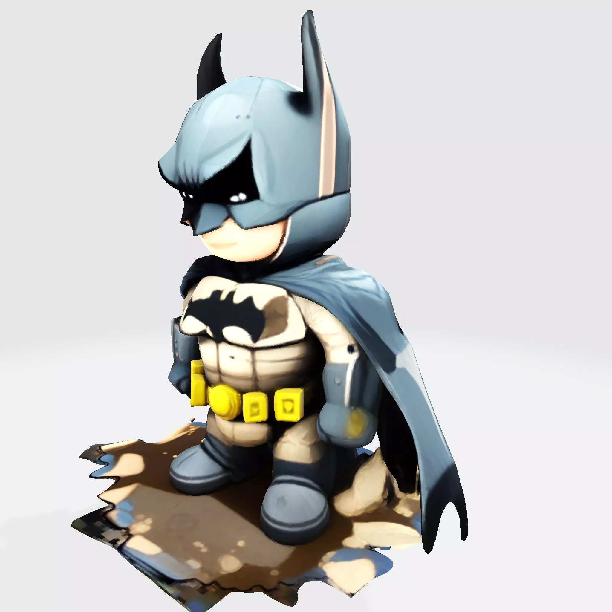 Cute Armor Cartoon Printable 3D Figurine for Resin FDM 3D print model_6