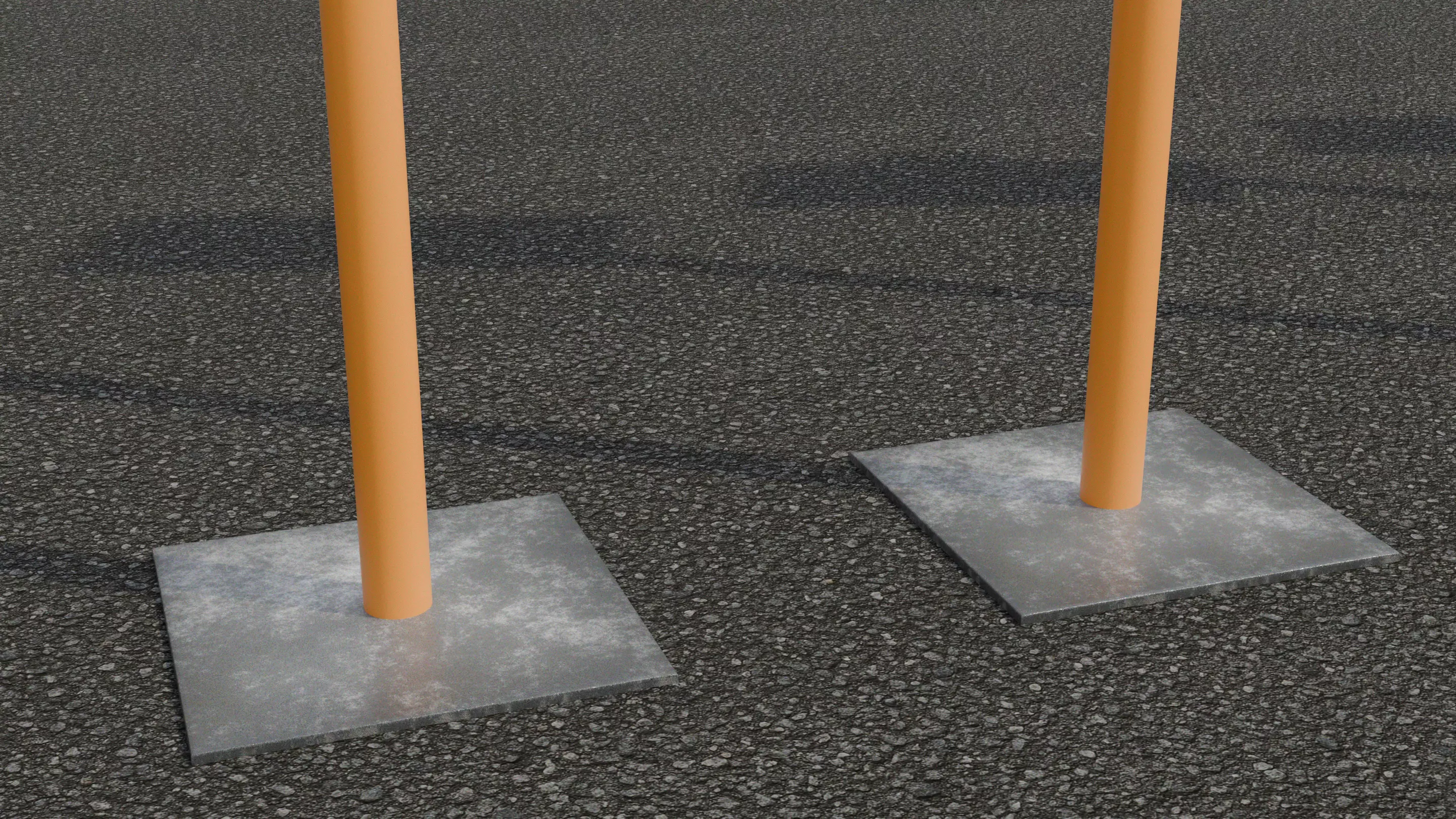 Tokyo Road Sign  Traffic Lights Ahead    Ready to Use Low-poly 3D model_15