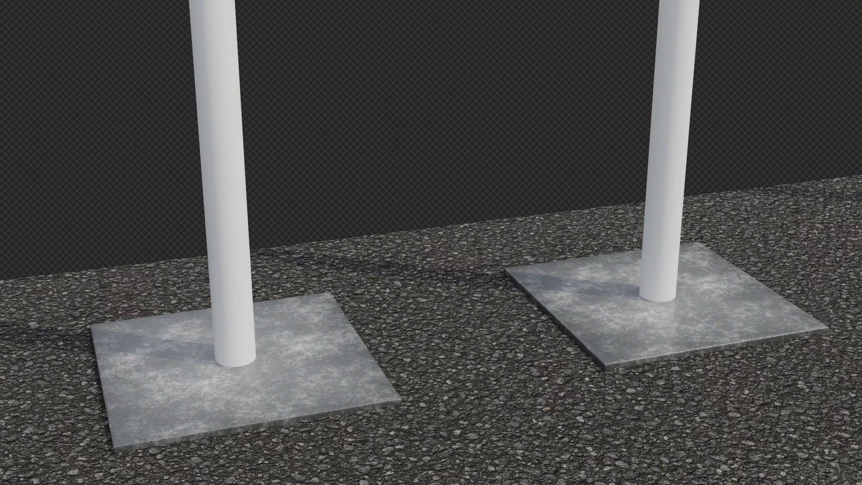 Tokyo Road Sign  Traffic Lights Ahead    Ready to Use Low-poly 3D model_24