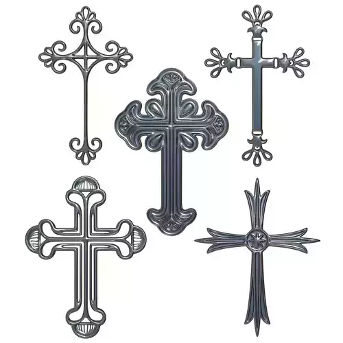 5 Christian Cross V11