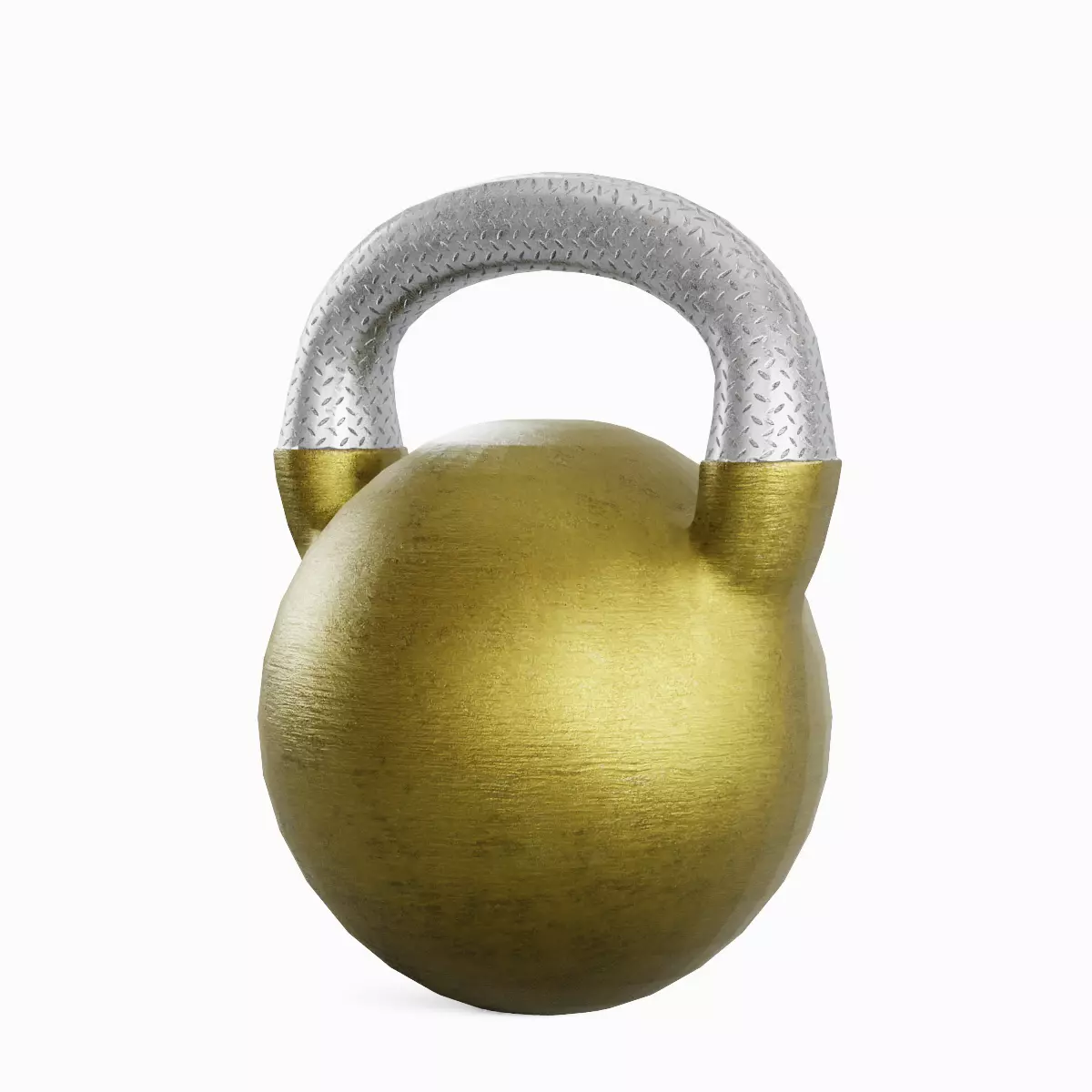 Kettlebell Set Low-poly 3D model_19