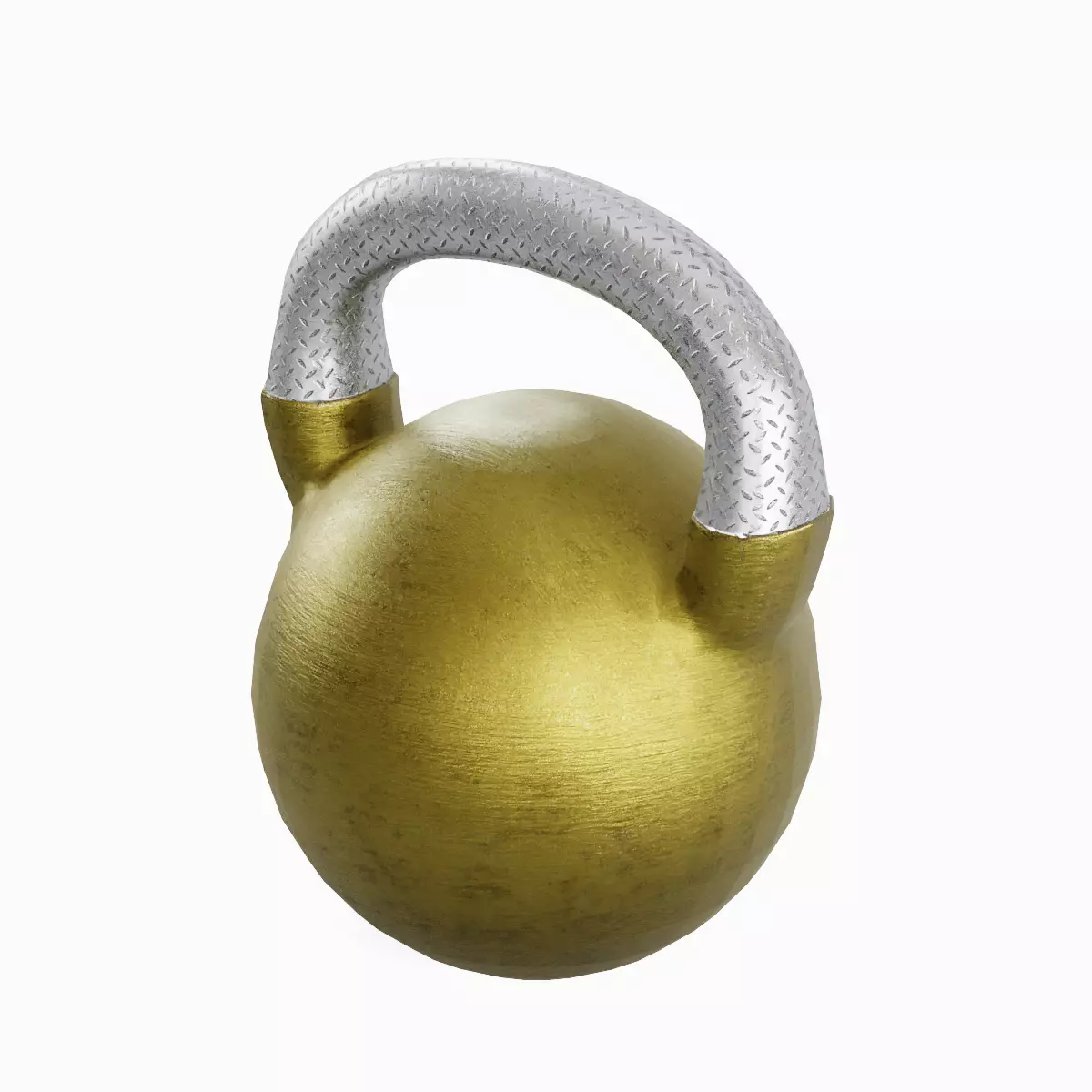 Kettlebell Set Low-poly 3D model_22