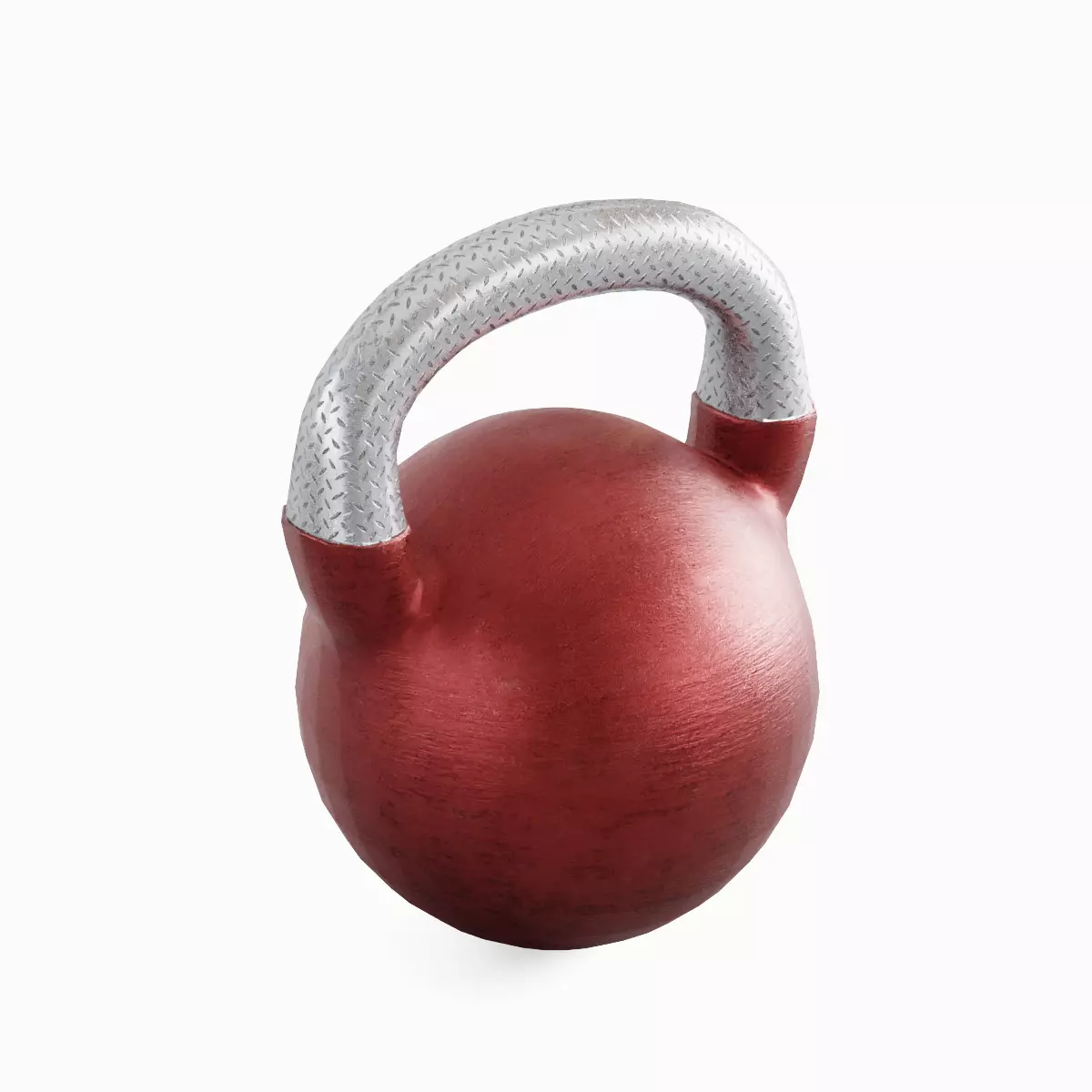 Kettlebell Set Low-poly 3D model_18