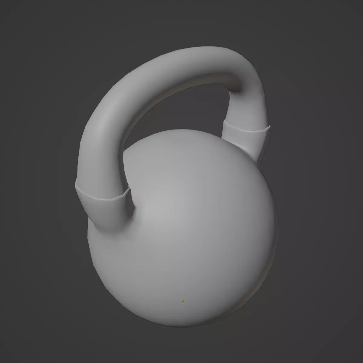 Kettlebell Set Low-poly 3D model_38