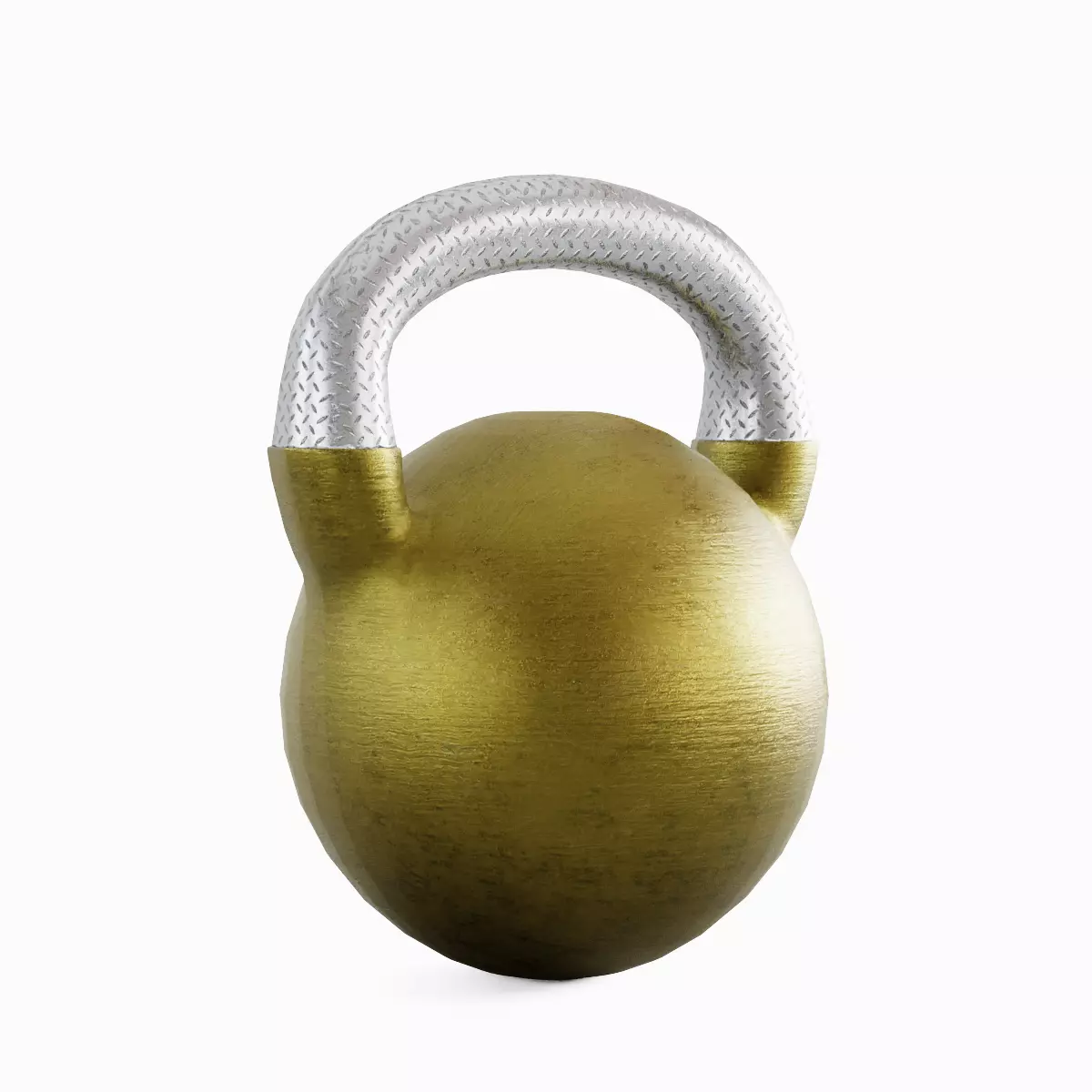 Kettlebell Set Low-poly 3D model_21