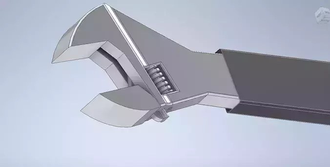 ADJUSTABLE WRENCH 3D print model