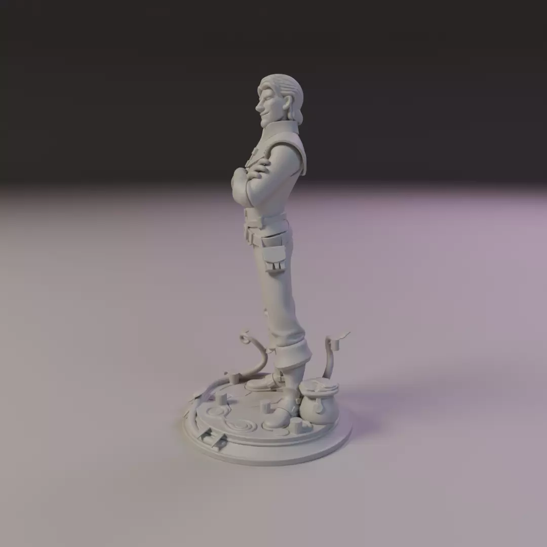 Flynn Rider 3D print model_9