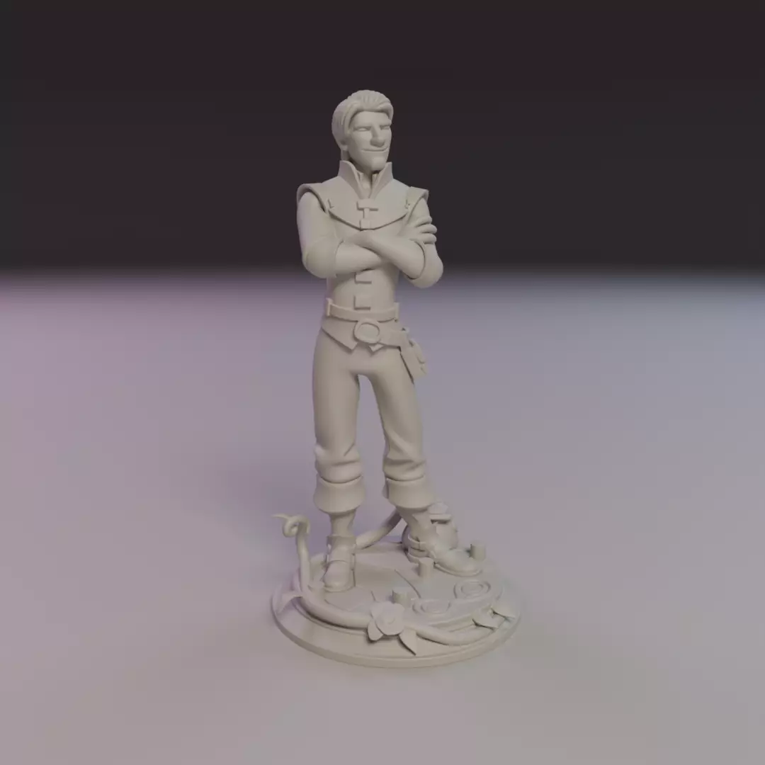 Flynn Rider 3D print model_11