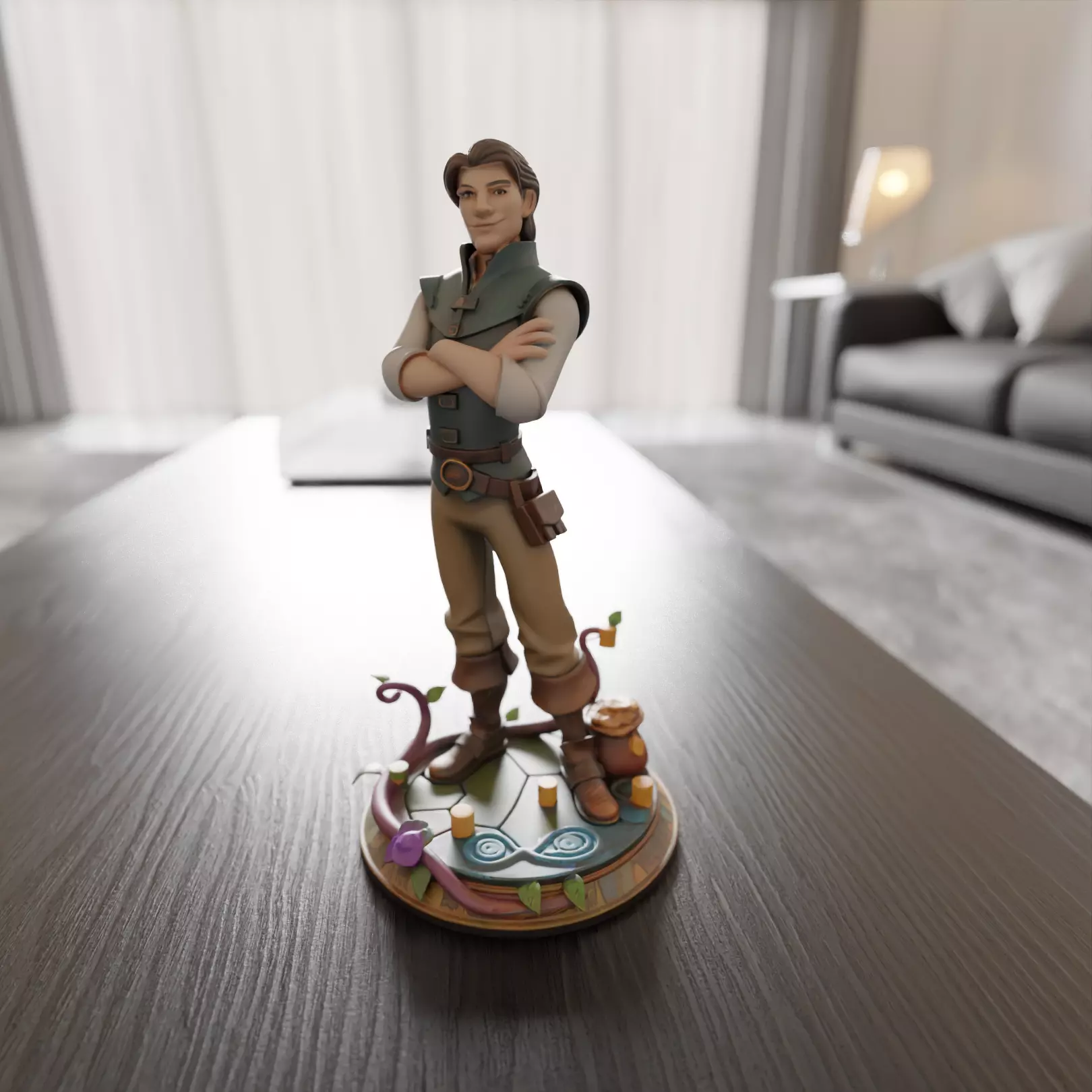Flynn Rider 3D print model_0