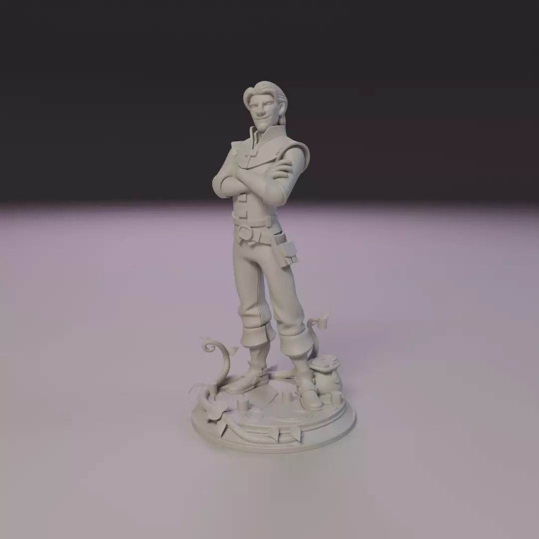 Flynn Rider 3D print model_15