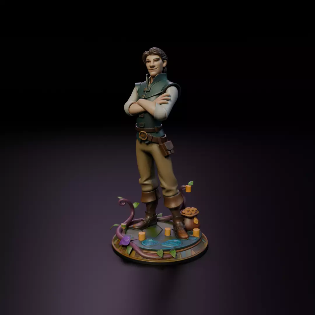 Flynn Rider 3D print model_16