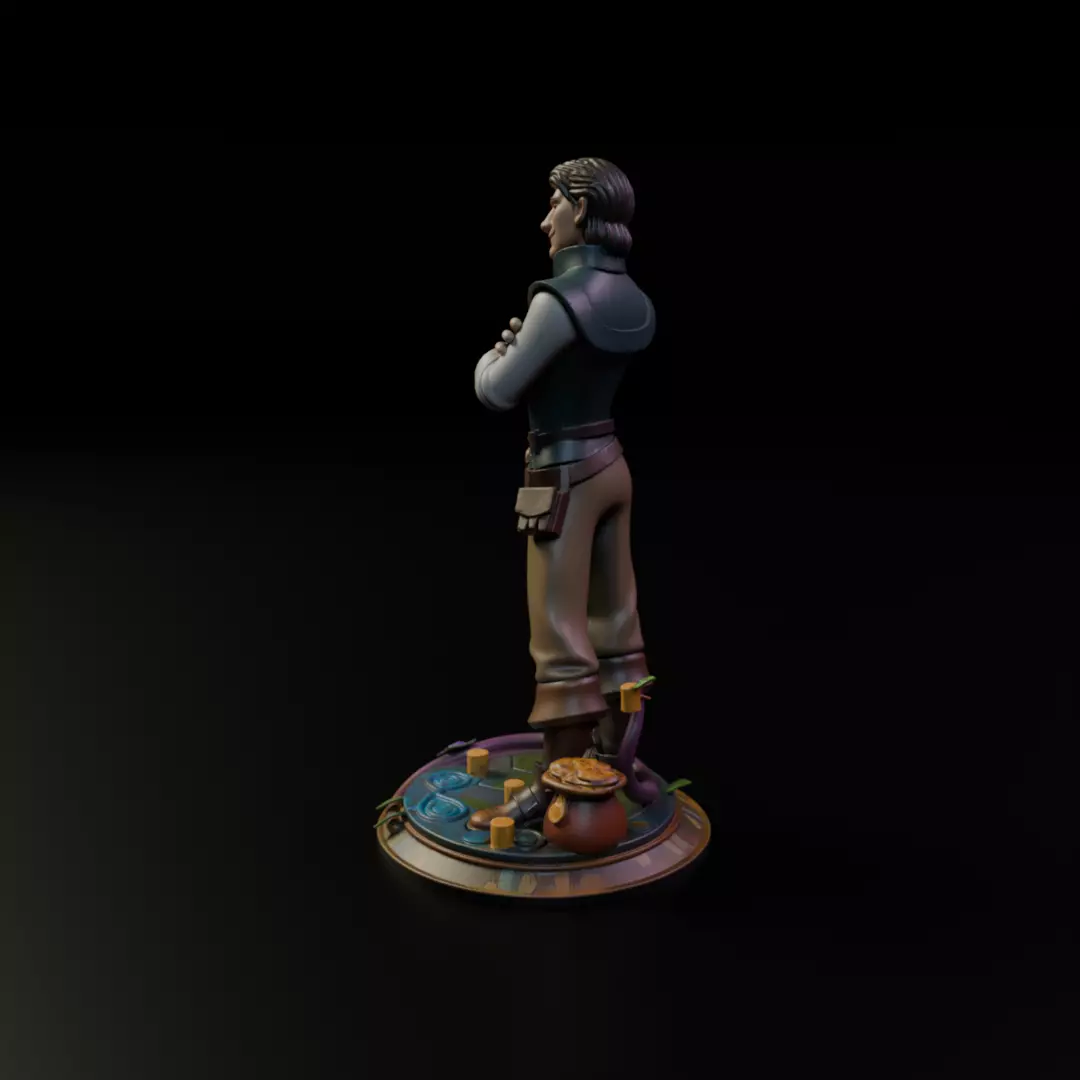 Flynn Rider 3D print model_4