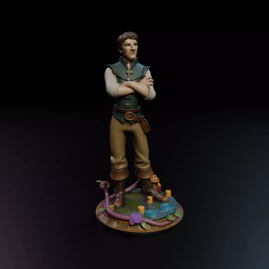 Flynn Rider 3D print model_12