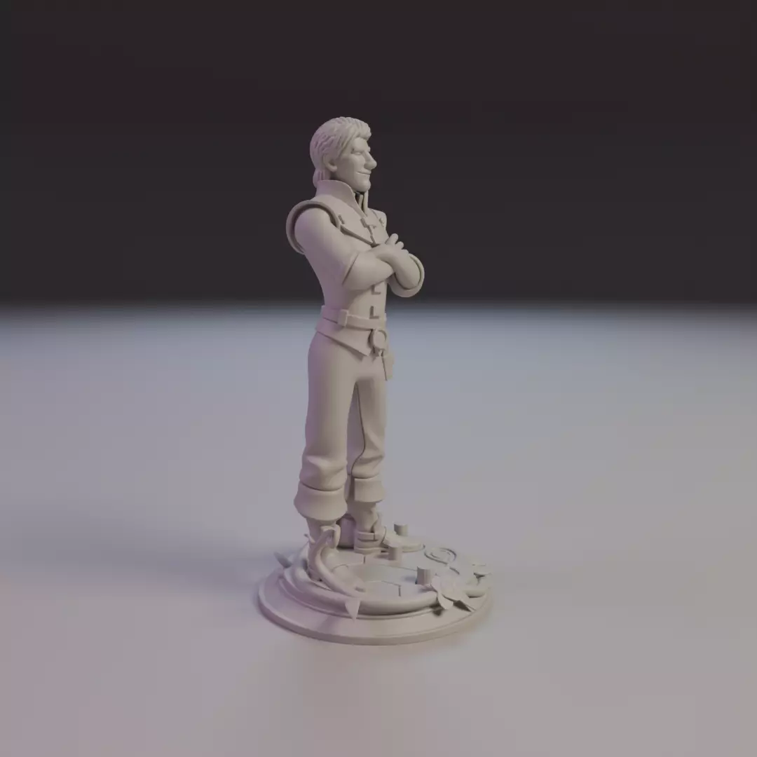 Flynn Rider 3D print model_1