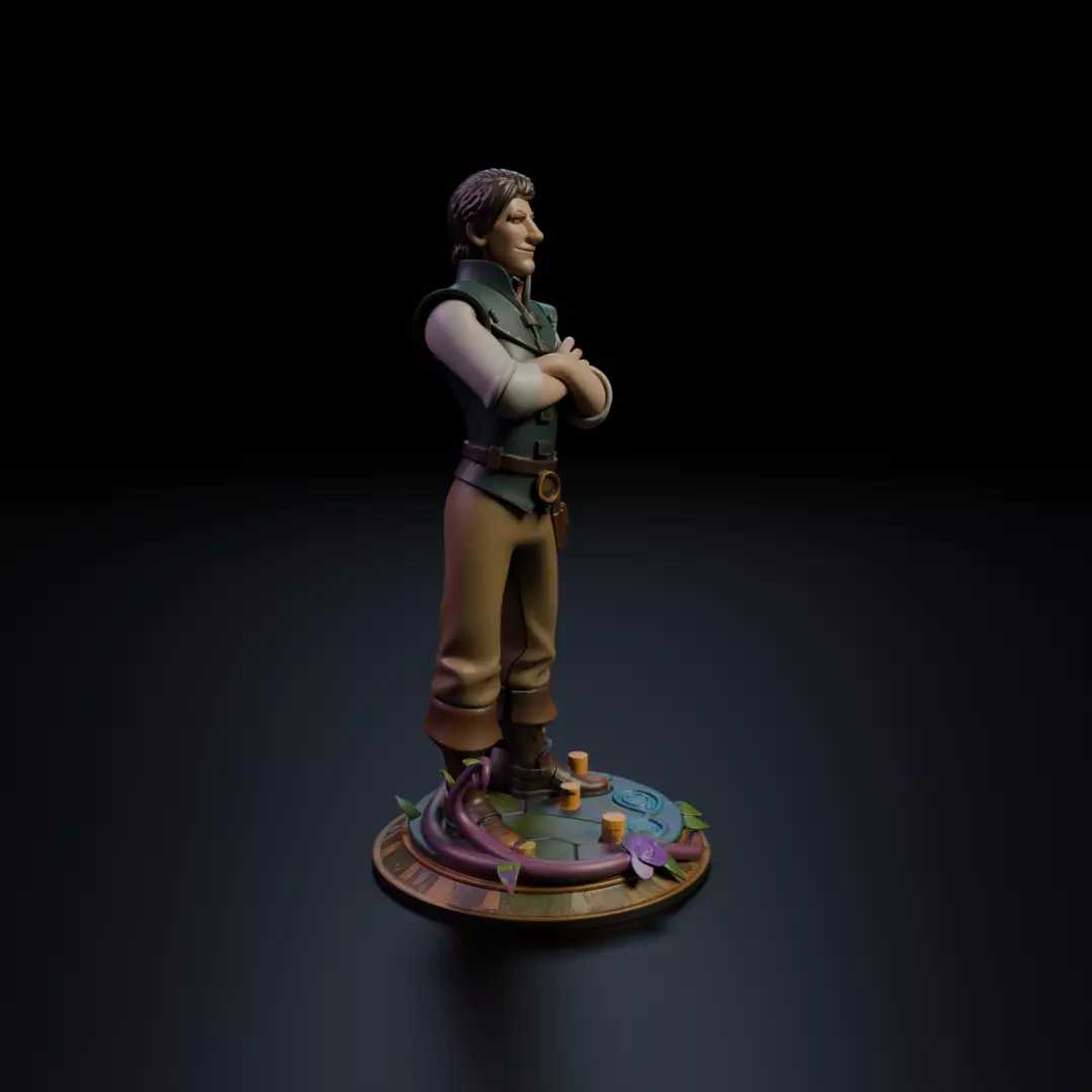 Flynn Rider 3D print model_2
