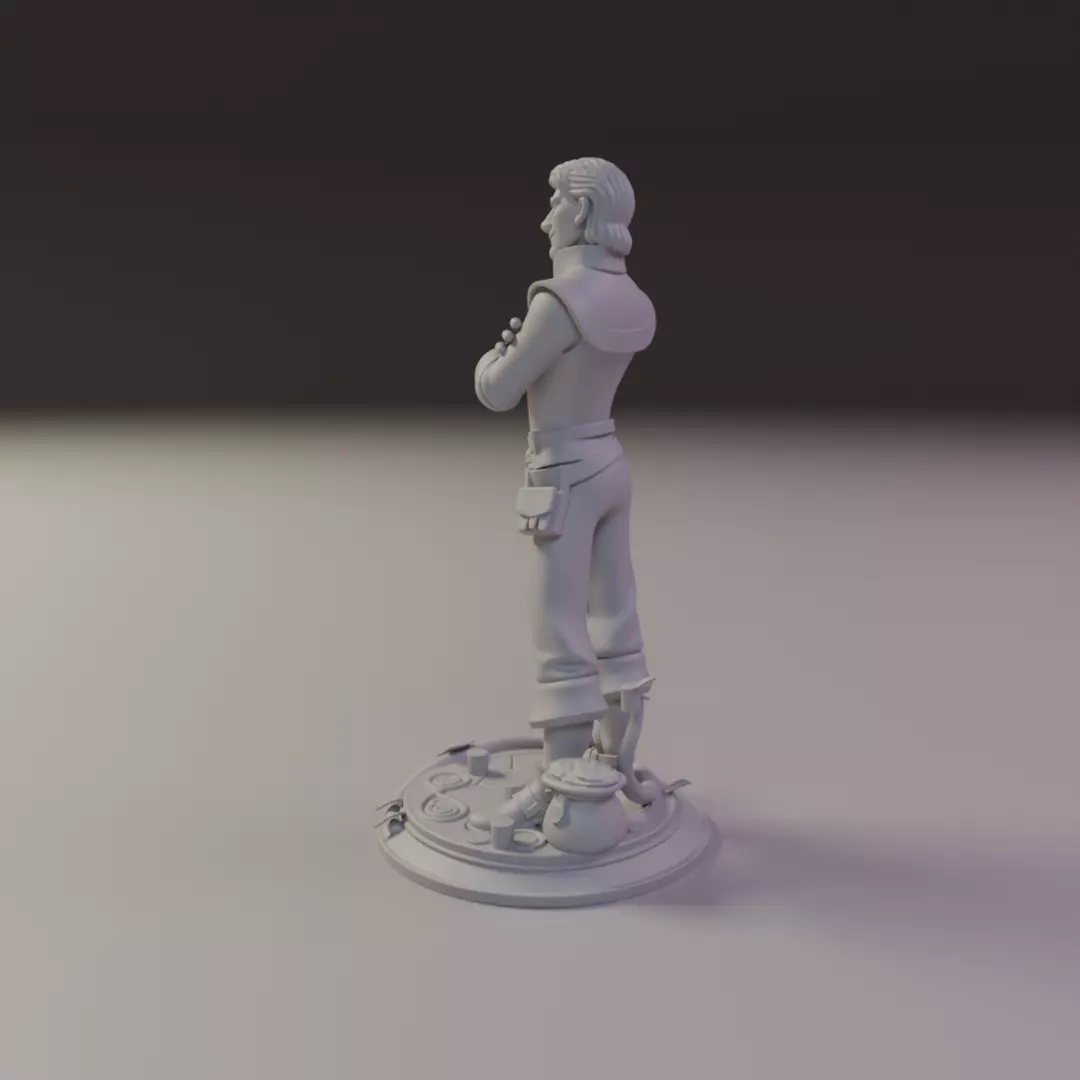 Flynn Rider 3D print model_3