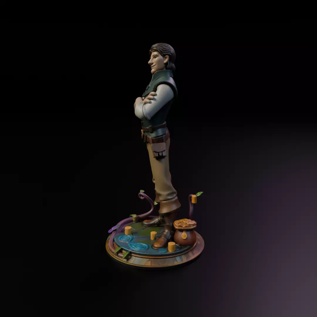 Flynn Rider 3D print model_10