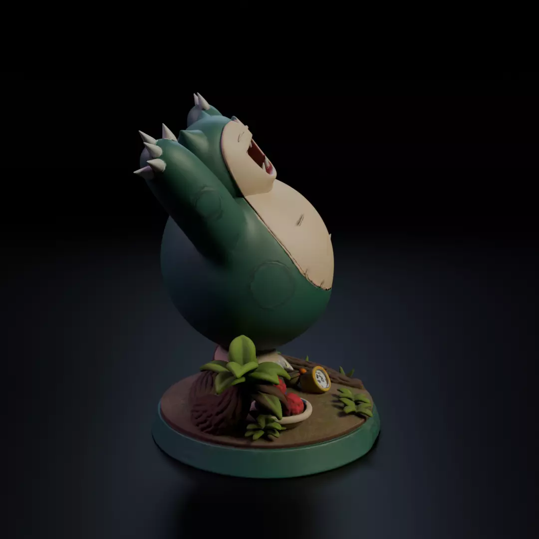 Snorlax 3D print model_2