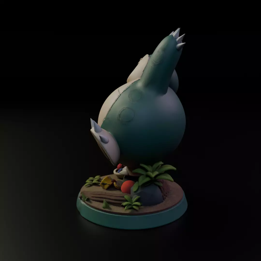 Snorlax 3D print model_4