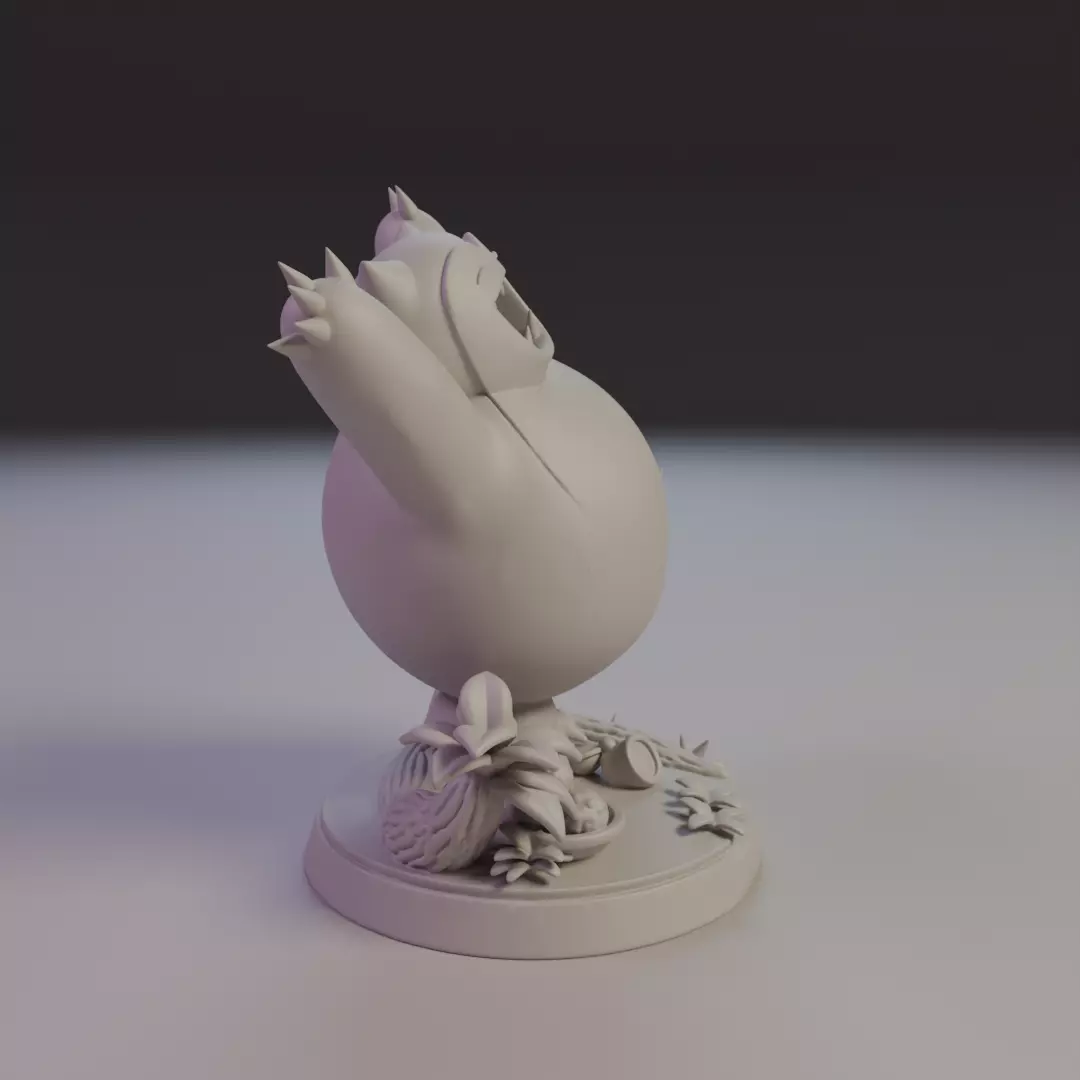 Snorlax 3D print model_1