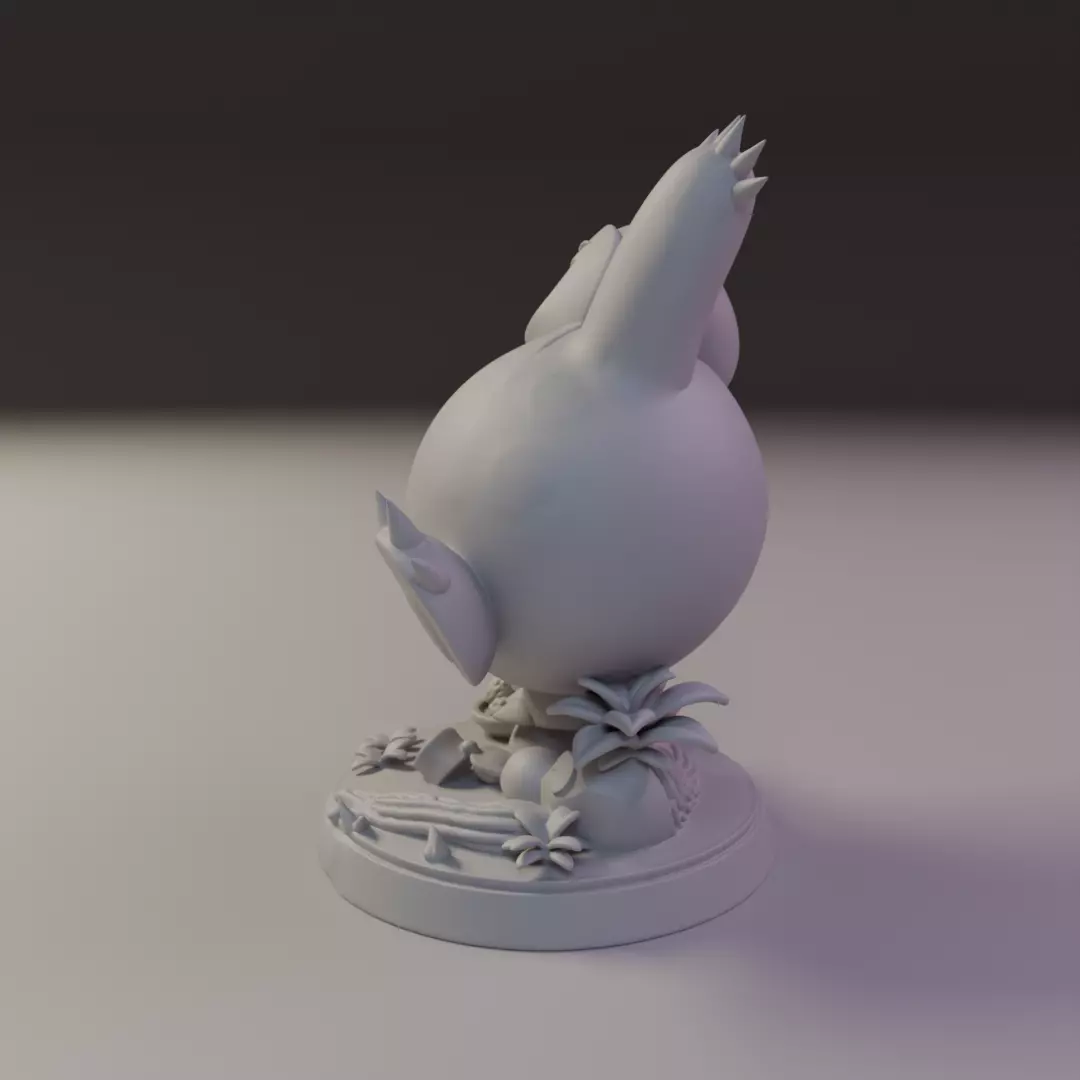 Snorlax 3D print model_3