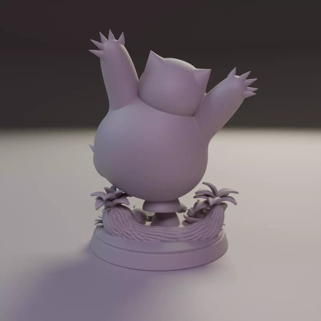 Snorlax 3D print model_5