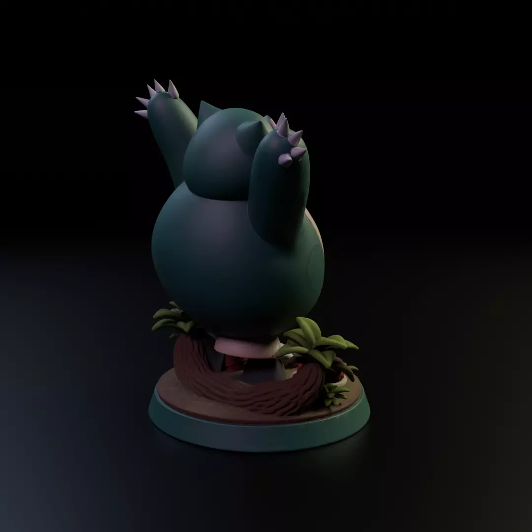 Snorlax 3D print model_14