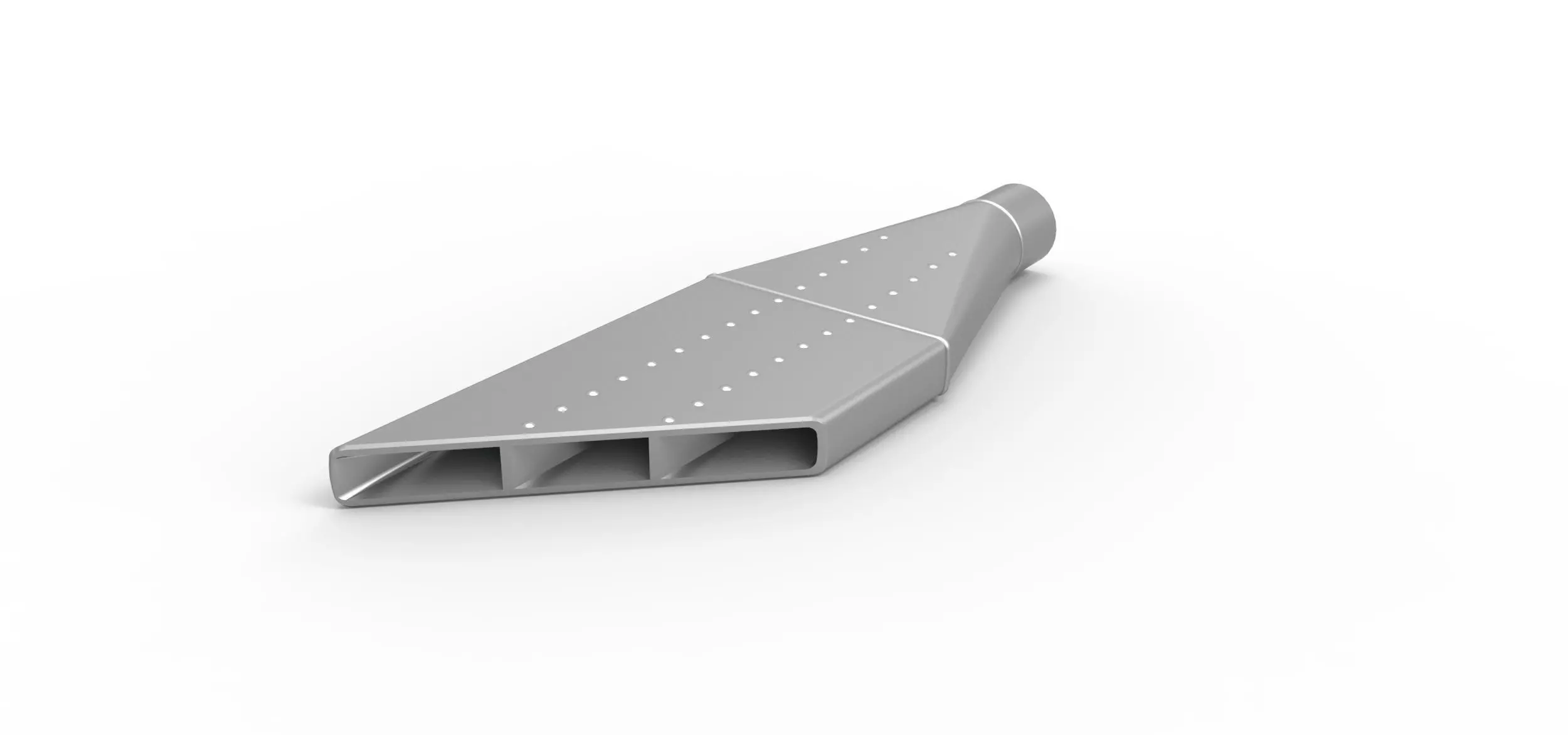 NASCAR Boom Tube Exhaust Scale 1 to 25 3D print model_1