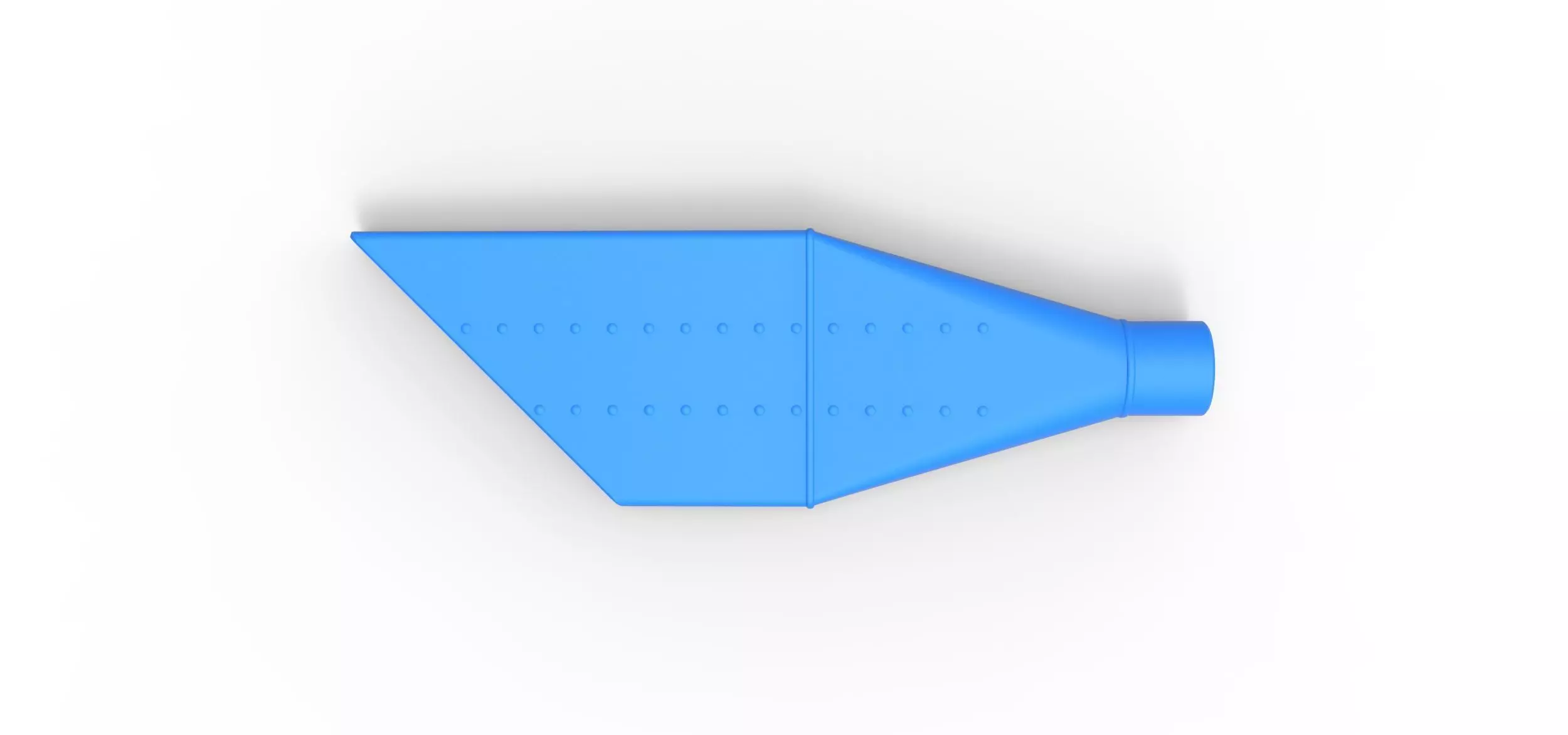 NASCAR Boom Tube Exhaust Scale 1 to 25 3D print model_18