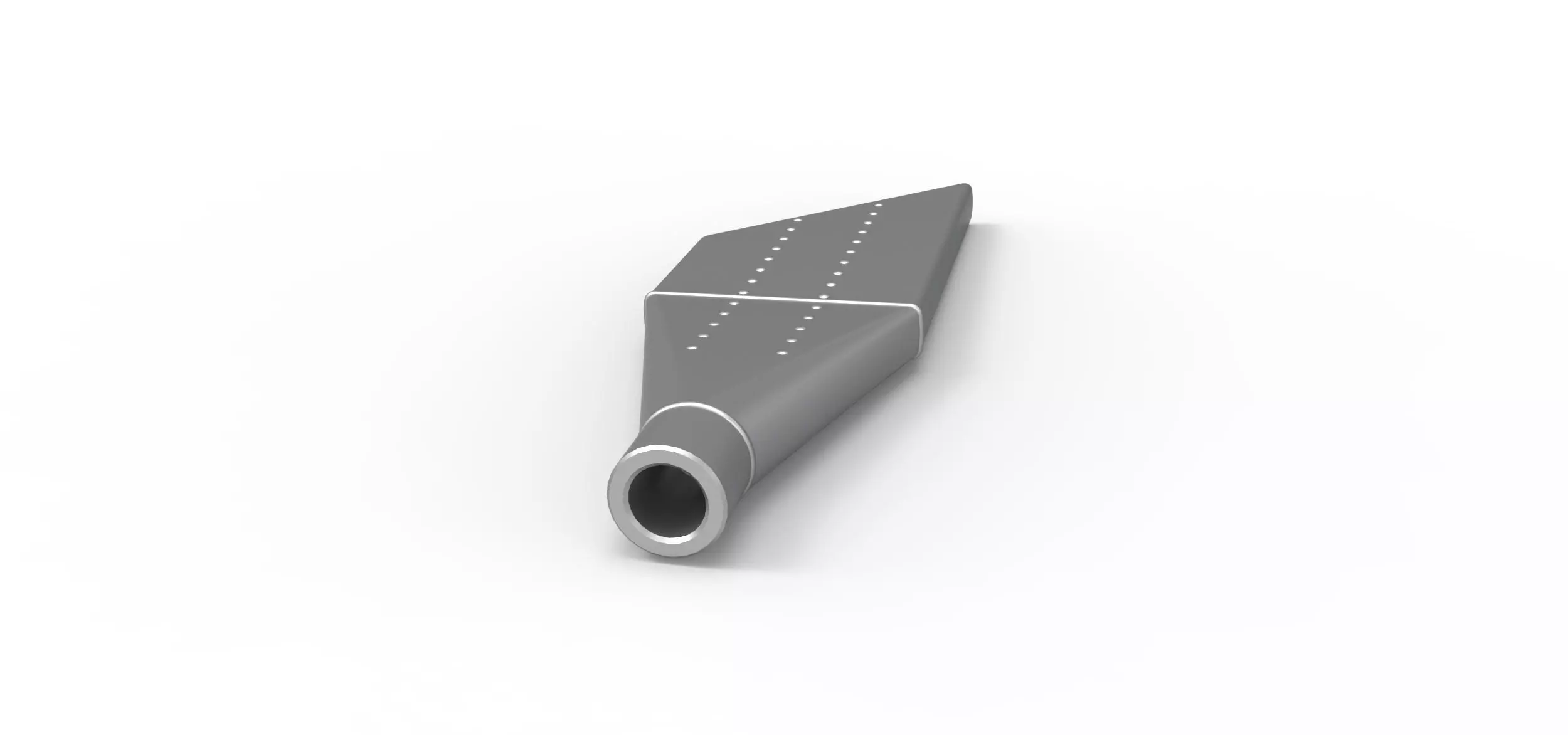 NASCAR Boom Tube Exhaust Scale 1 to 25 3D print model_9