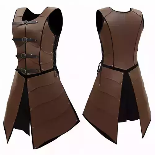 Renaissance Sentinel Medieval Leather Armor Vest Reinforced