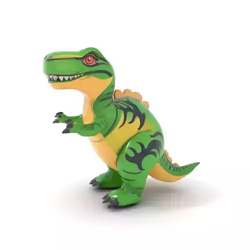 Inflatable Dinosaur Green model pack
