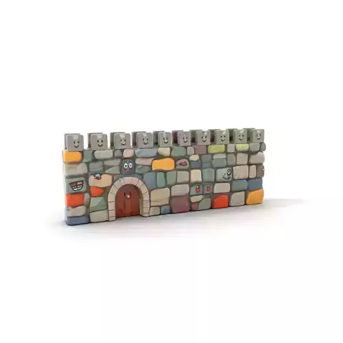 Cheerful Stone Wall model pack