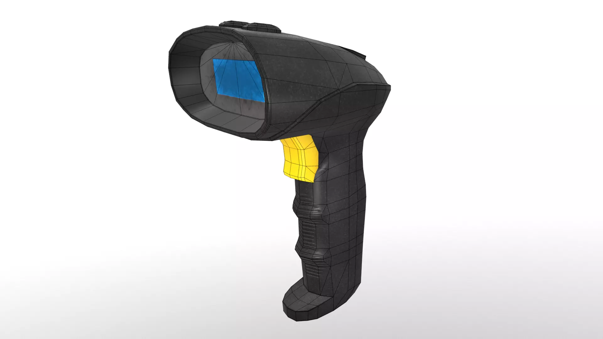Barcode Scanner Low Poly Low-poly 3D model_22